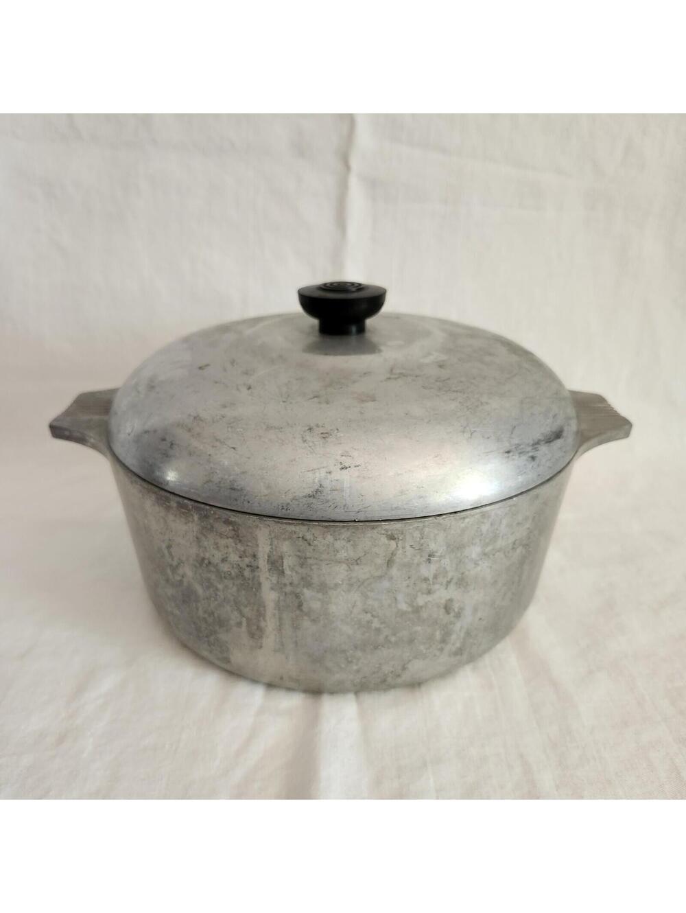 Magnalite GHC 5 Quart Stock Pot Dutch Oven w/ Lid and Trivet Aluminum USA Made